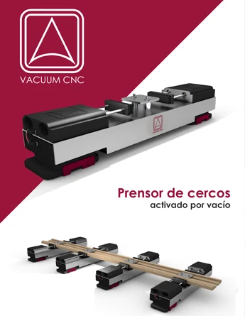 Prensor de cercos Vacuum-CNC activado por vacío